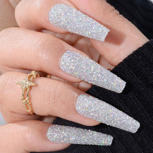 Skinny long coffin silver - skinny,