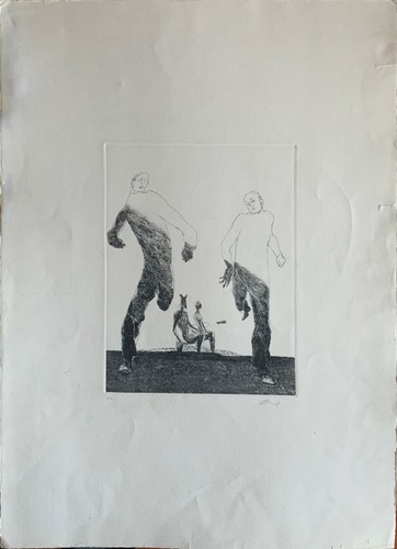 Ennio calabria acquaforte 1963 - ennio,