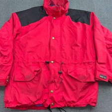 Giacca vintage Fjallraven Gore-Tex uomo media rossa Thinsulate outdoor