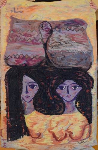 Arazzo egiziano tessuto mano - arazzo,
