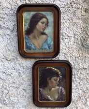 Coppia quadri vintage -Figure