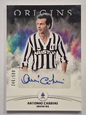 ANTONIO CABRINI PANINI AUTO SERIE A SIGNED JUVENTUS 2021-22 CARD AUTOGRAFATA