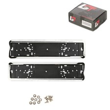 2X Supporto Targa In Acciaio