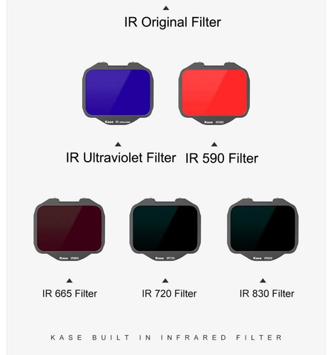 Filtro infrarossi kase clip - filtro, clip-in