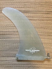 Longboard 10" Profondità X 6" Base Pinna Centrale Santa Barbara Surf Vite Inclusa