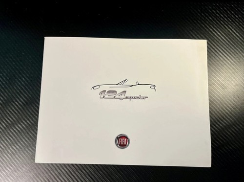 Depliant 124 spider - 124, nuovo