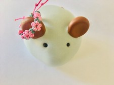 Anello con Disegno di Fiori Fatto a Mano Regolabile di Corda di Nylon