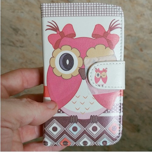 Etui folio rabat chouette pour - chouette,