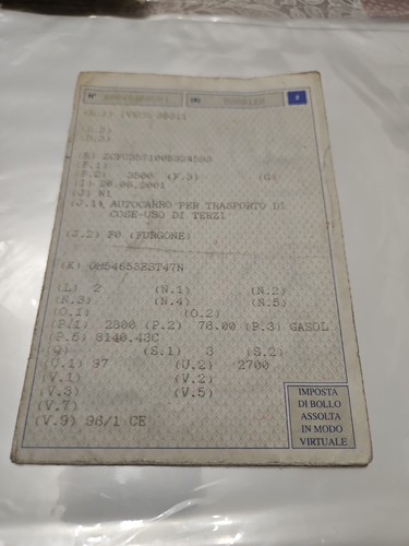 Carta circolazione collezione - carta,