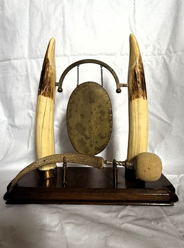 Gong legno pregiato zanne - gong,