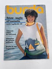Burda Moda Estate maglia all'uncinetto abiti e twinset anno 1982