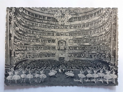 Cartolina teatro alla scala - cartolina,