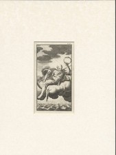 SATURNO , incisione a bulino