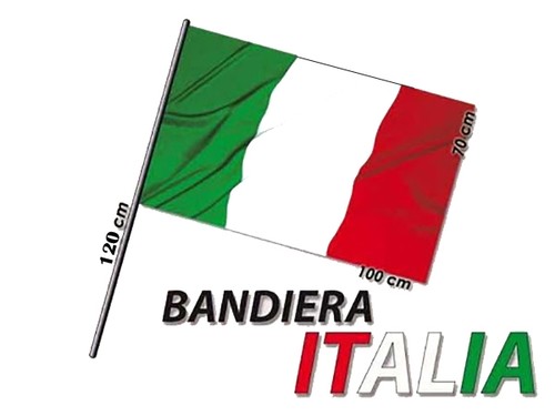 Bandiera italiana grande - italiana, maxi