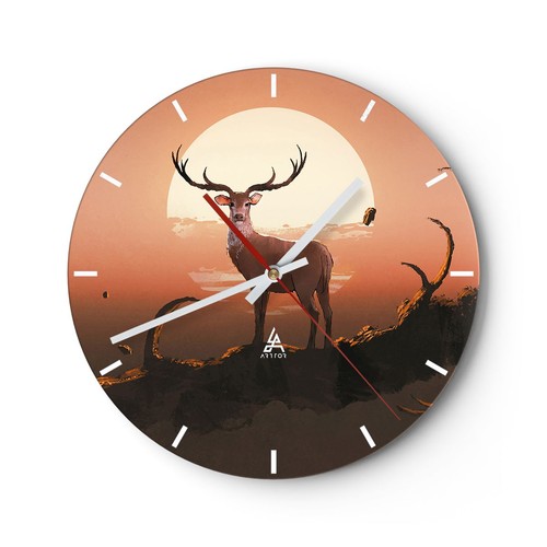 Orologio parete vetro - in,