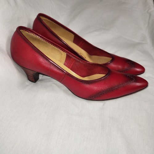 Scarpa vintage pelle rossa