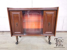 MOBILE VETRINA IN ROVERE INTEGRA DI EPOCA 900' VINTAGE OTTIMO STATO