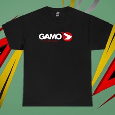 T-shirt cotone pesante logo armi da fuoco Gamo taglia dalla S alla 5XL Stati Uniti