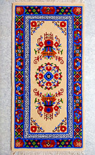 Antico tappeto tradizionale tibetano 3x6 piedi vintage fatto a mano meditazione tappeti tulku