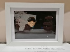 MARIO SCHIFANO - fotografia ritoccata a mano 10x15 