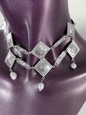 regalrose choker necklace elegant silver real Silver gothic jewels witchy boho
