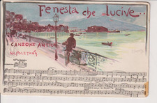 CARTOLINA NAPOLI CANZONE