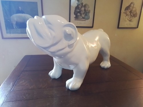 Bulldog inglese statua maxi - bulldog,