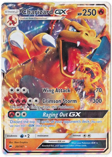 Pokemon charizard gx - charizard,