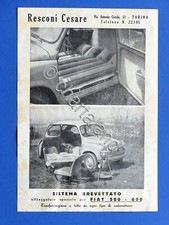 Brochure Auto - Resconi Cesare - Trasformazione a letto su ogni tipo di vettura