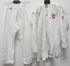 WKF ADIDAS KIMONO KARATE 190CM FIGHTER UNIFORM TAEKWONDO ARTI MARZIALI SANKUKAI