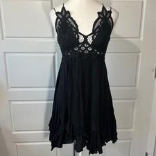 Free people mini abito nero - mini,