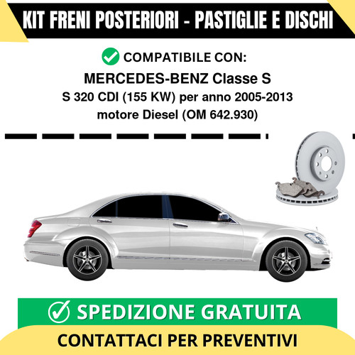 Kit freni posteriori per - freni,