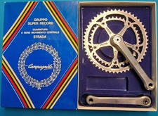 Guarnitura CAMPAGNOLO Super Record 175, 1986, ottima, con scatola