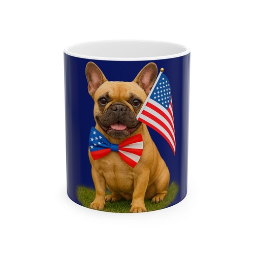 Tazza bulldog patriottica - tazza,