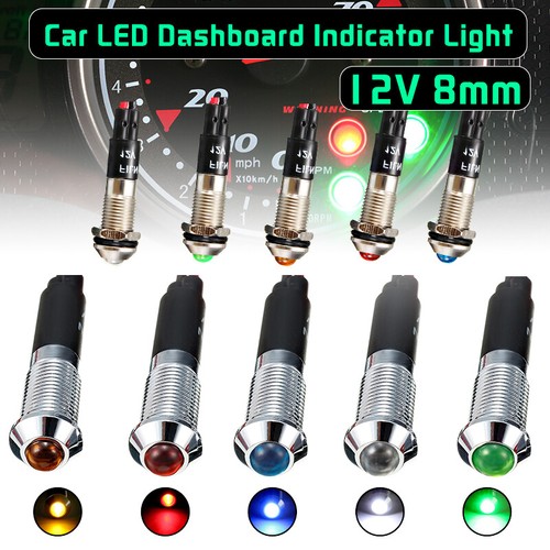 Metallo luce pilota spia 8mm - metallo,
