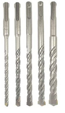 SET x5 PUNTE TRAPANO 110mm SDS PLUS AL WIDIA PER MURO CEMENTO PIETRA MATTONI