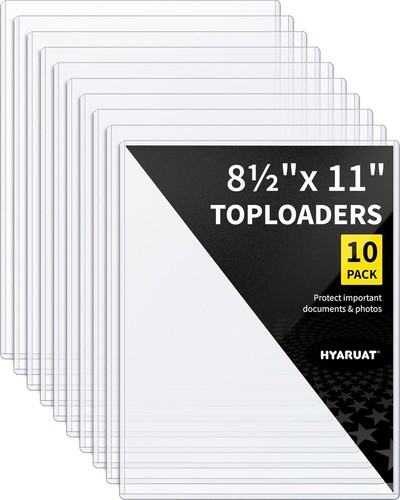 Toploader trasparenti rigidi