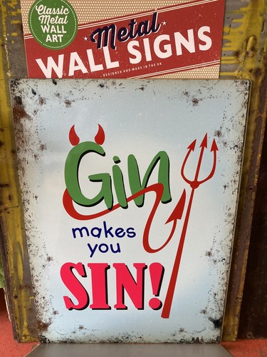 Metal wall sign - metal,