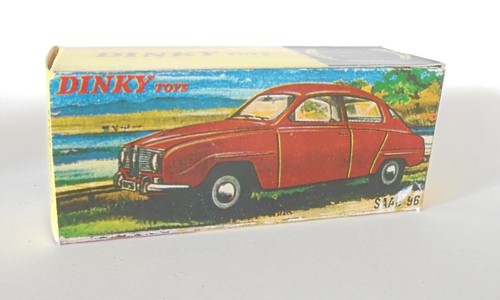 Repro box dinky 156 saab - dinky, n.156