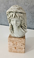 Scultura Statuetta Busto Testa