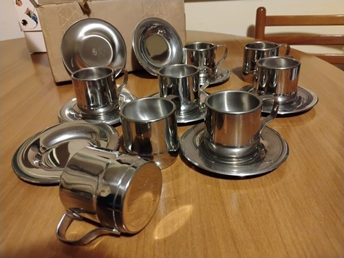 Tazzine acciaio inox - inox, 18-10