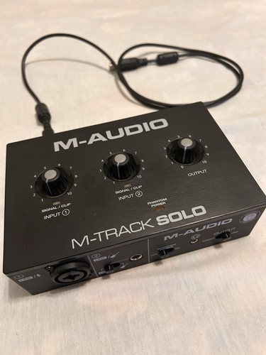 Audio track solo 2 canali - m-audio, m-track