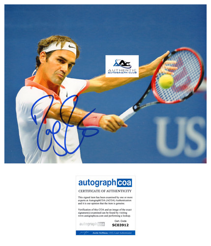 Roger federer autografo - roger,