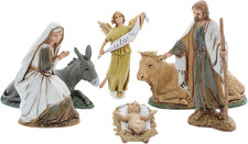 Natività 6 Soggetti per Presepe Da 10 Cm – STANDARD 10 – Scala 1:20 – Statuine I