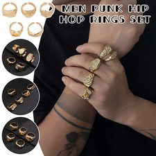 5pz/Set Anello Uomo Hip-Hop
