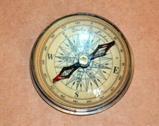 Bussola marina vintage da 3"