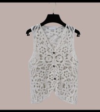 Gilet Ricamato Trapuntato