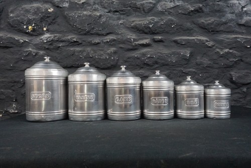 Set six vintage french - set, of