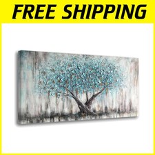 Grande opera d'arte Teal Tree