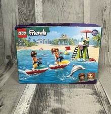 LEGO Friends Beach Water Scooter Bagnino Set di Costruzioni (42623) Scatola SIGILLATA Usura